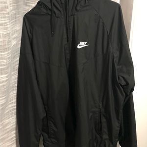 Black Nike Zip Up Windbreaker